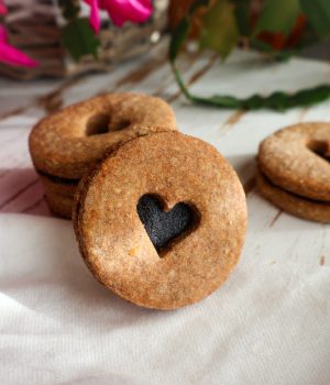 Žitné slepované cukroví s povidly