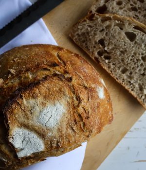 Jemný kváskový chléb s kefírem (krok za krokem)