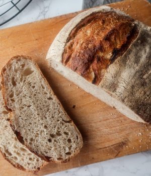 Pšenično-žitný kváskový chléb