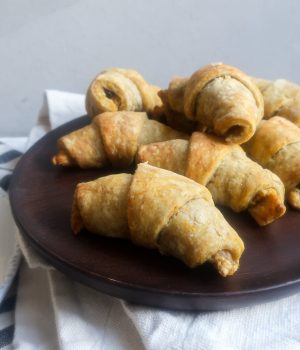 Mrkvové rohlíčky se švestkovou náplní