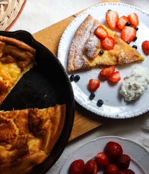 Palačinka Dutch Baby z jednozrnky
