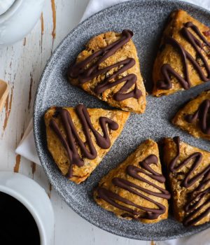 Celozrnné dýňové scones